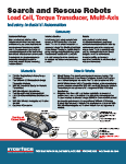 Search and Rescue Robots App Note
