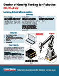Center of Gravity Testing for Robotics App Note