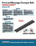 Food and Beverage Conveyor Belt App Note