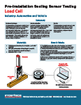 Pre-Installation Sealing Sensor Testing App Note
