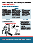 Snack Weighing and Packaging Machine App Note